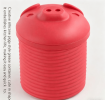 Silicone Pig Bacon Grease Container with Strainer, Heat-Resistant Grease Keeper for Filtering & Storing Bacon Fat, Cute Piggy Design Cooking Oil Stor