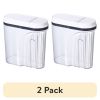 (2 pack)19-Cup Airtight Cereal Container, BPA-Free Food Storage with Easy-Grip Handle and One-Handed Lid for Pantry & Kitchen Organization, Well Suit