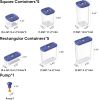 Food Storage Containers with Lids, 21 PCS Air Tight Plastic Food Containers with Date Tracking Dial, BPA Free Durable Canisters Sets for the Kitchen/