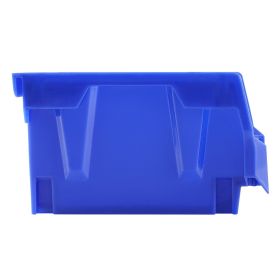 Plastic Storage Bin, (5-Inch x 4-Inch x 3-Inch), Hanging Stackable Storage Organizer Bin, Blue/Red, 24-Pack, Heavy Duty Stacking Containers for Close