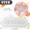 Deviled Egg Containers with Lid, (Set of 2),Stackable Plastic Egg Holder for 48 Eggs,Clear Egg Storage Holder for Fridge,Keep Fresh,Easter,Thanksgivi