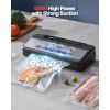 Vacuum Sealer Machine, 80Kpa 120W Powerful Compact Food Sealer, 7-in-1 Multi-Functional Food Vacuum Sealer, Automatic Air Sealing System with Built-i