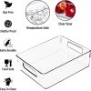 Plastic Storage Bins, Pantry Organizers and Storage, Kitchen Organization and Storage Containers Bins for Organizing, Fridge, Freezer, Bathroom, Pant
