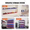 Plastic Storage Bin, (5-Inch x 4-Inch x 3-Inch), Hanging Stackable Storage Organizer Bin, Blue/Red, 24-Pack, Heavy Duty Stacking Containers for Close