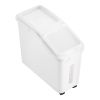 Rice Storage Container, 11.4Gallon/50L Capacity Large Dog Food Dispenser Bin, Kitchen Ingredient Grain Cereal Flour Bin, Pet food Containers with Whe