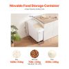 Rice Storage Container, 21Gallon/80L Capacity Large Dog Food Dispenser Bin, Kitchen Ingredient Grain Cereal Flour Bin, Pet food Containers with Wheel
