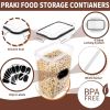 Airtight Food Storage Containers Set with Lids - 24 PCS, BPA Free Kitchen and Pantry Organization, Plastic Leak-proof Canisters for Cereal Flour Suga