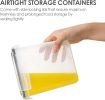 32pcs Airtight Food Storage Containers Set, BPA Free Plastic Kitchen and Pantry Organization Canisters with Lids for Cereal, Dry Food, Flour and Suga