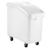 Rice Storage Container, 27Gallon/100L Capacity Large Dog Food Dispenser Bin, Kitchen Ingredient Grain Cereal Flour Bin, Pet food Containers with Whee