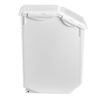 Rice Storage Container, 4.5Gallon/20L x2 Capacity Large Dog Food Dispenser Bin, Kitchen Ingredient Grain Cereal Flour Bin, Pet food Containers with W