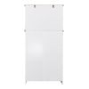 Wooden Kitchen Cabinet White Pantry Storage Microwave Cabinet with Storage Drawer