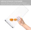 Airtight Food Storage Containers with Lids, 4 PCS 2.8L Pasta Containers for Pantry Organization and Storage, BPA Free Kitchen Canisters for Spaghetti