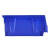 Plastic Storage Bin, (11-Inch x 5-Inch x 5-Inch), Hanging Stackable Storage Organizer Bin, Blue/Red, 12-Pack, Heavy Duty Stacking Containers for Clos