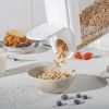 Cereal Containers Set, 3 PCS Airtight Food Storage Container with Flip-Top Lids, Plastic Organizer Dispenser for Kitchen, Pantry Organization (135.2o