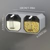 1pc Punch-free Wall-mounted Seasoning Box; Seasoning Jar; Kitchen Seasoning Storage Container; Seasoning Bottle; Spice Box Organizer; Seasoning Stora