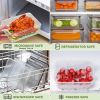 40 PCS Food Storage Containers with Lids Airtight (20 Lids &20 Containers) - Leakproof Meal-Prep Containers for Kitchen Storage Reusable Plastic Micr