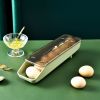 2Pcs/Set Automatic Eggs Storage Box Refrigerator Egg Dispenser